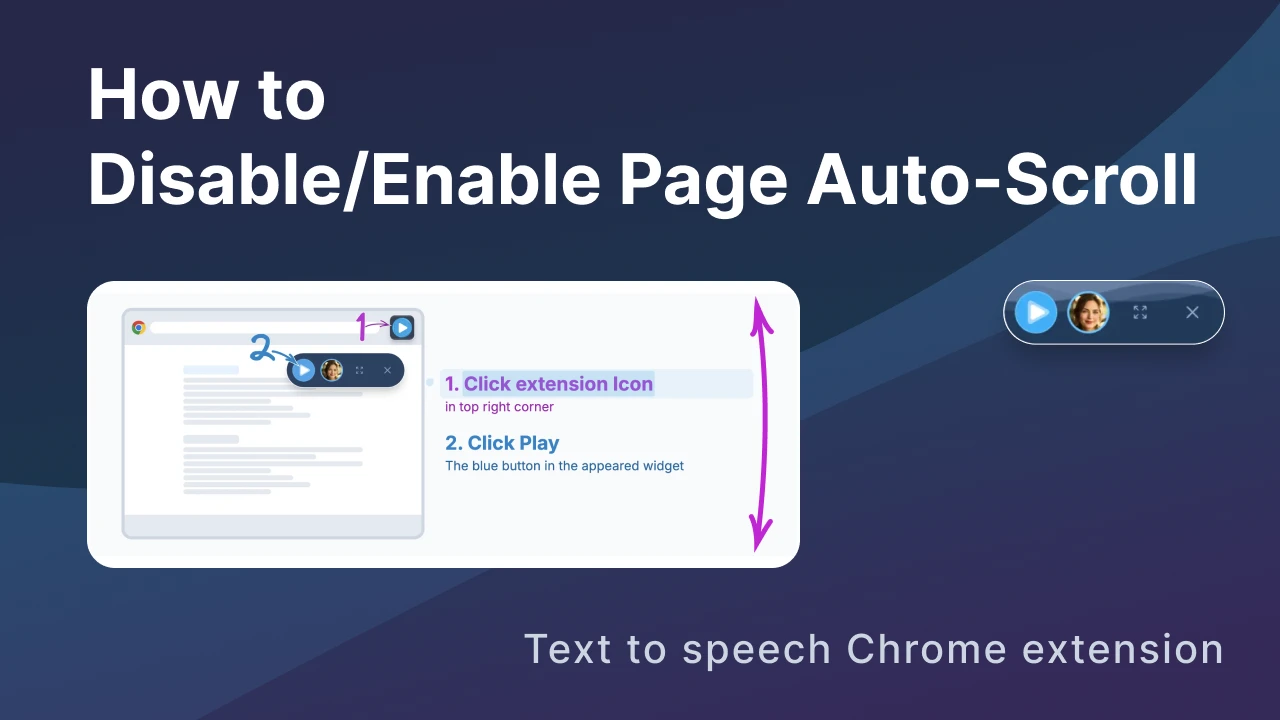 How to Disable/Enable Page Auto-Scroll in Readvox