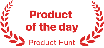 Product of the day on Product Hunt